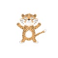 Tiger digital clip art cute animal