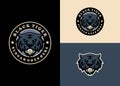 Tiger Emblem Mascot Modern Character Logo Design Royalty Free Stock Photo