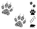 Tiger Fingerprints Icon Fractal Composition