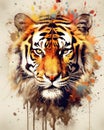 tiger form and spirit through an abstract lens dynamic and expressive tiger print