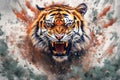 tiger form and spirit through an abstract lens dynamic and expressive tiger print