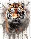 tiger form and spirit through an abstract lens dynamic and expressive tiger print