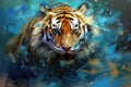 tiger form and spirit through an abstract lens dynamic and expressive tiger print