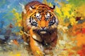 tiger form and spirit through an abstract lens dynamic and expressive tiger print