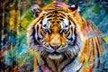 tiger form and spirit through an abstract lens dynamic and expressive tiger print