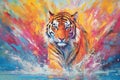 tiger form and spirit through an abstract lens dynamic and expressive tiger print