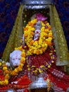 Tiger Goddess Danteswari, Danteshwari Temple, Jagdalpur, Chhatisgarh, India. Royalty Free Stock Photo