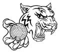 Tiger Golf Ball Player Animal Sports Mascot