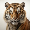 Hyperrealistic Tiger Illustration With Bold Coloration