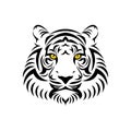 Tiger head illustration.