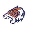 Tiger head mascot