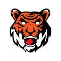 Tiger head mascot logo Royalty Free Stock Photo