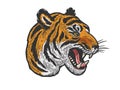 Tiger head tattoo sketch vector illustration Royalty Free Stock Photo