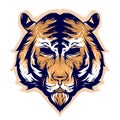 Tiger head vector design Royalty Free Stock Photo