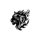 Tiger Head Vector Graphics Icon