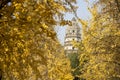 Tiger Hill Pagoda on the Tiger Hill during autumn session in Suzhou, China Royalty Free Stock Photo