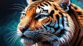 tiger illustration highquality image and ae ai generated Royalty Free Stock Photo