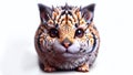 Tiger Kitten: A Cute and Unique Wallpaper, AI generated Illustration, realistic