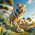 The tiger is the largest and most powerful feline in the world