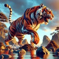 The tiger is the largest and most powerful feline in the world.