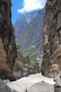 Tiger leaping gorge in southwest china Royalty Free Stock Photo