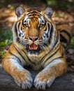 Angry Tiger looking camera or big cat