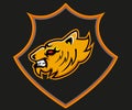 Tiger mascot logo design gaming and esport