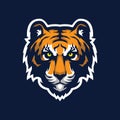 Tiger mascot logo design vector with modern illustration concept Royalty Free Stock Photo