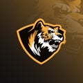 Tiger mascot logo design vector with modern illustration concept Royalty Free Stock Photo