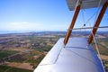 Tiger Moth Over Adelaide Royalty Free Stock Photo