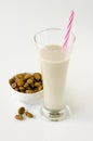 Tiger nut milk. Horchata de chufa. Royalty Free Stock Photo