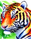 Tiger painting