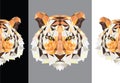 Tiger polygon Royalty Free Stock Photo