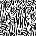 seamless tiger print pattern and background vector illustration Royalty Free Stock Photo
