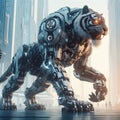 Tiger-Robot Cyborg