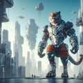 Tiger-Robot Cyborg