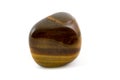 Tiger's eye adorable gemstone close up white background