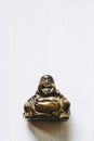 Tiger`s eye semi-precious stone Buddha Royalty Free Stock Photo