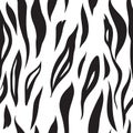 Tiger seamless texture abstract background on white Royalty Free Stock Photo