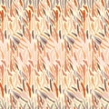 Tiger skin mosaic seamless pattern. Abstract animal fur tile Royalty Free Stock Photo