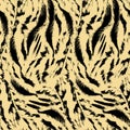 Tiger skin pattern, Fashionable seamless print. Fashion and stylish light background. Ready for textile prints. Royalty Free Stock Photo