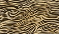 Tiger skin seamless pattern. Animal fur print. Repeating stripes. Wildlife, natural camouflage texture.  Vector abstract wallpaper Royalty Free Stock Photo