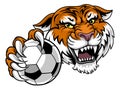 Tiger Soccer Football Animal Sports Team Mascot
