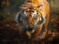 Tiger stalking prey Royalty Free Stock Photo