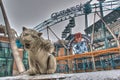 Tiger Statue at Comerica Park