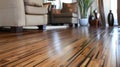 Tiger Stripe Bamboo Flooring - China Royalty Free Stock Photo