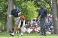 Tiger Woods And Steve Williams Royalty Free Stock Photo