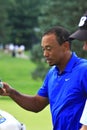 Tiger Woods on the tour Royalty Free Stock Photo