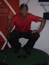 Tiger Woods wax statue