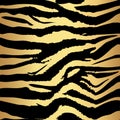 Background pattern texture tiger and zebra stripe gold jungle safari. Tiger and zebra seamless pattern.